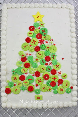 Árvore de Natal de Botão